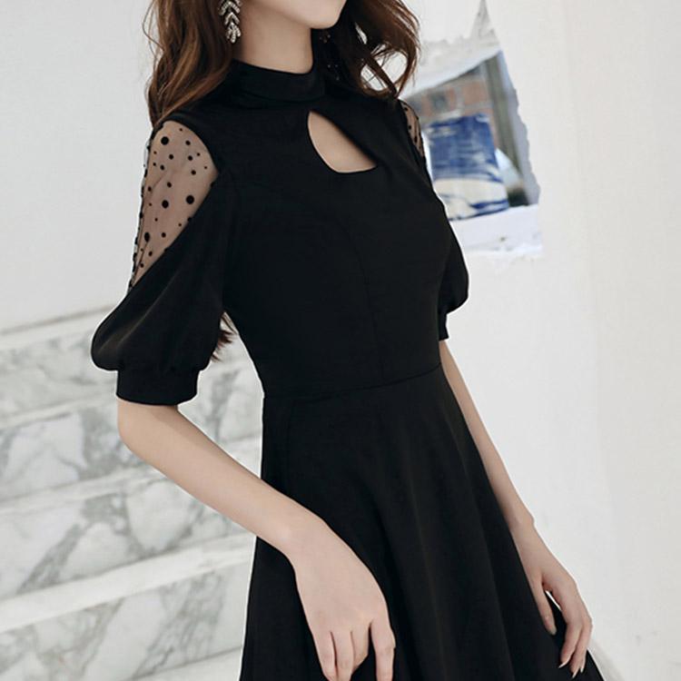 #5013 Black Short Dress