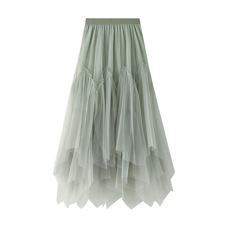 #5066 Irregular Mesh skirt