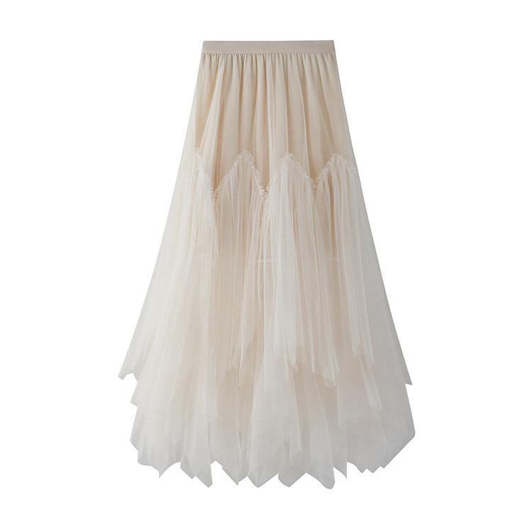 #5066 Irregular Mesh skirt