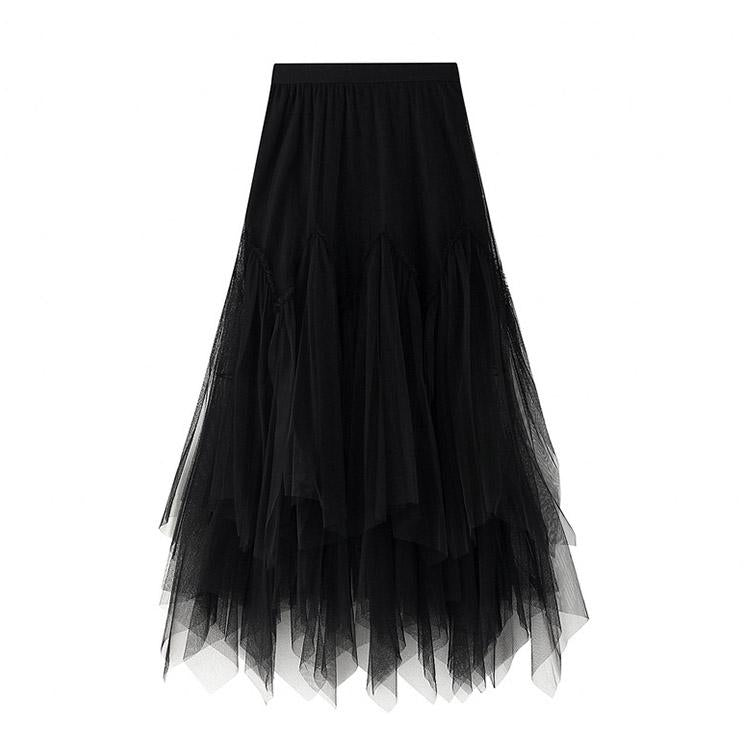 #5066 Irregular Mesh skirt