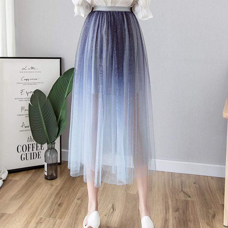 #5071 Gradient mesh skirt