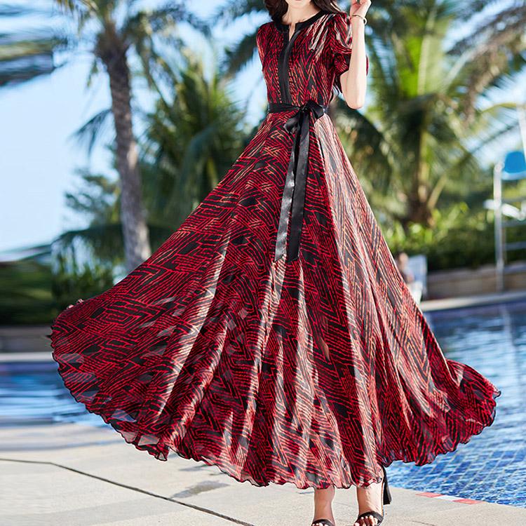 #5122 Chiffon Dress