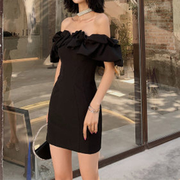 #5124 ONE SHOULDER DRESS