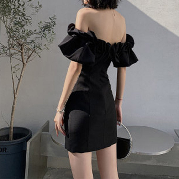 #5124 ONE SHOULDER DRESS