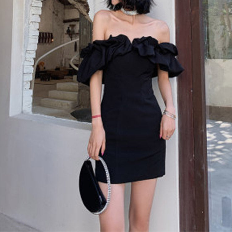#5124 ONE SHOULDER DRESS