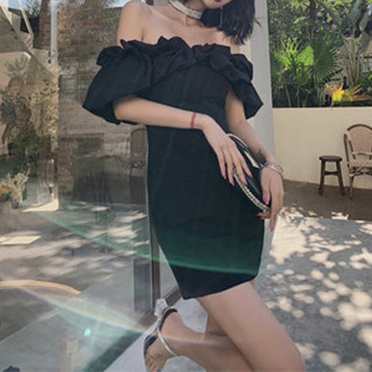 #5124 ONE SHOULDER DRESS