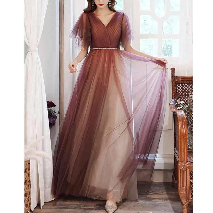 #5131 GRADIENT EVENING DRESSES