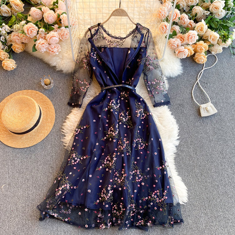 #5148 Embroidery dress