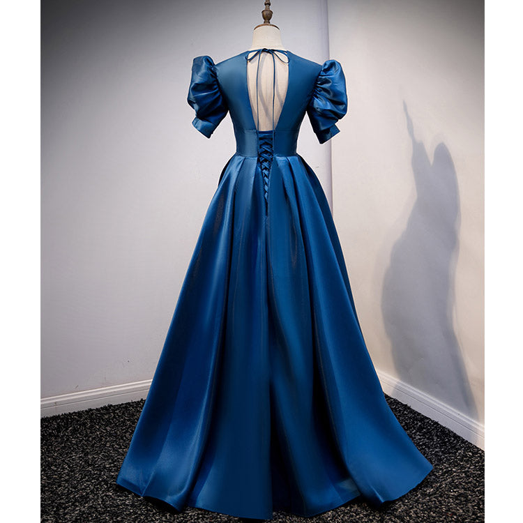 #5162 V-neck prom dress