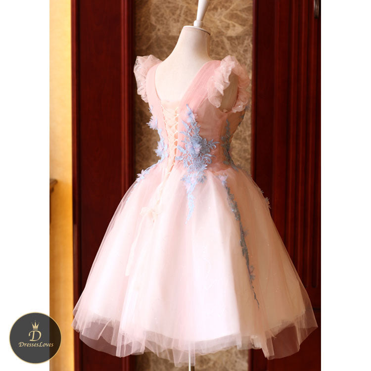 #5307 V-neck dress
