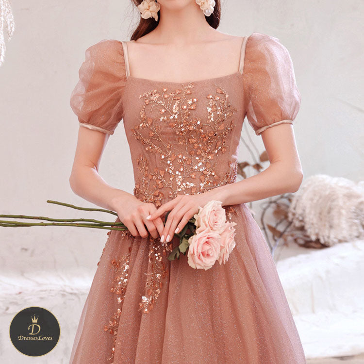 #5309 Beading evening dress