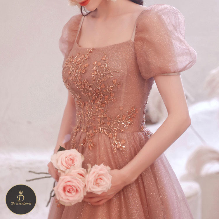 #5309 Beading evening dress