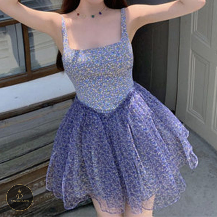 #5319 Sling floral dress