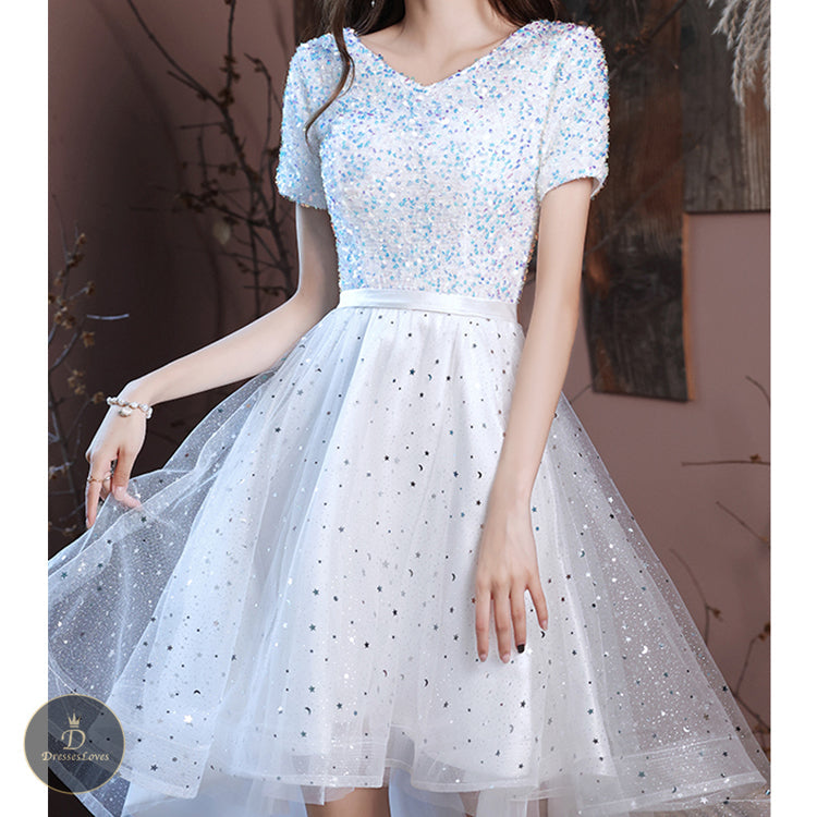 #5323 Sequins evening dress