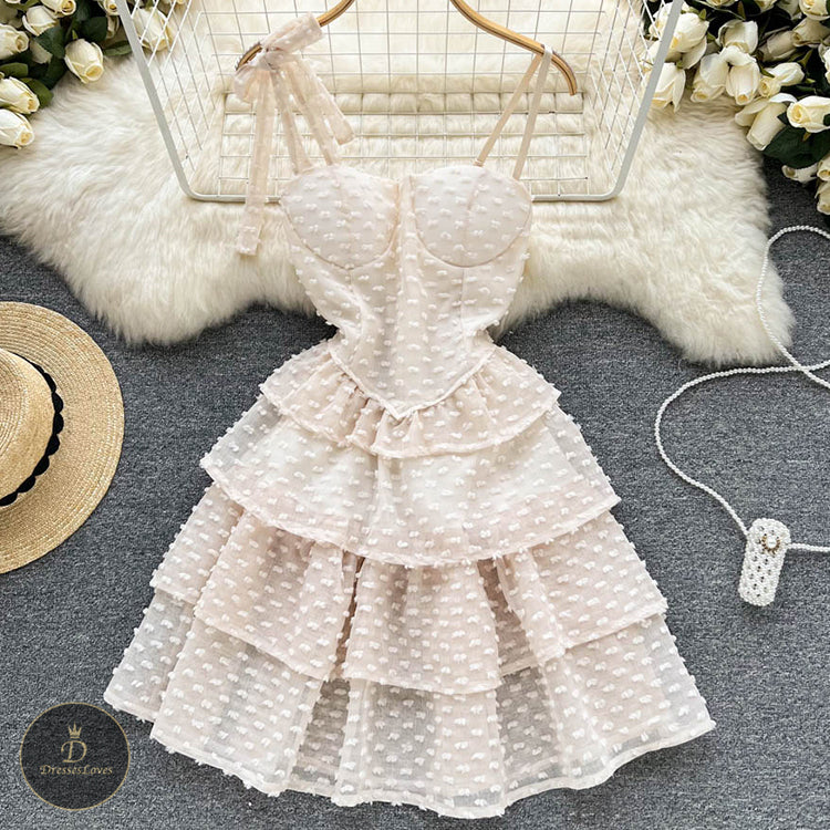 #5363 SUSPENDERS DRESS