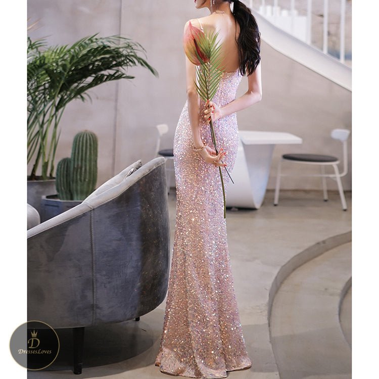 5368 SEQUIN EVENING DRESS - DresseslovesOOTD