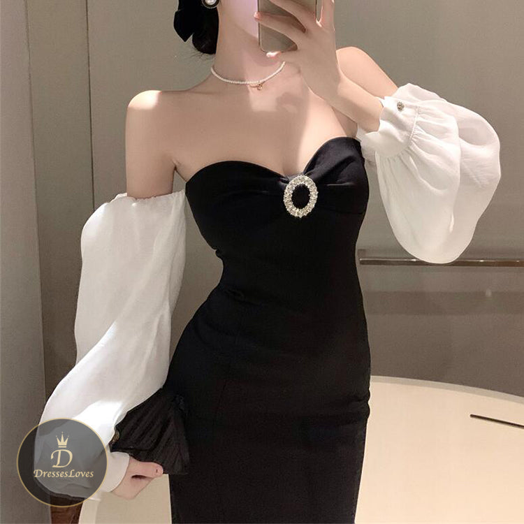 #5388 BANDEAU PARTY DRESS