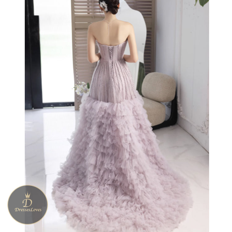 #5429 BANDEAU EVENING DRESS