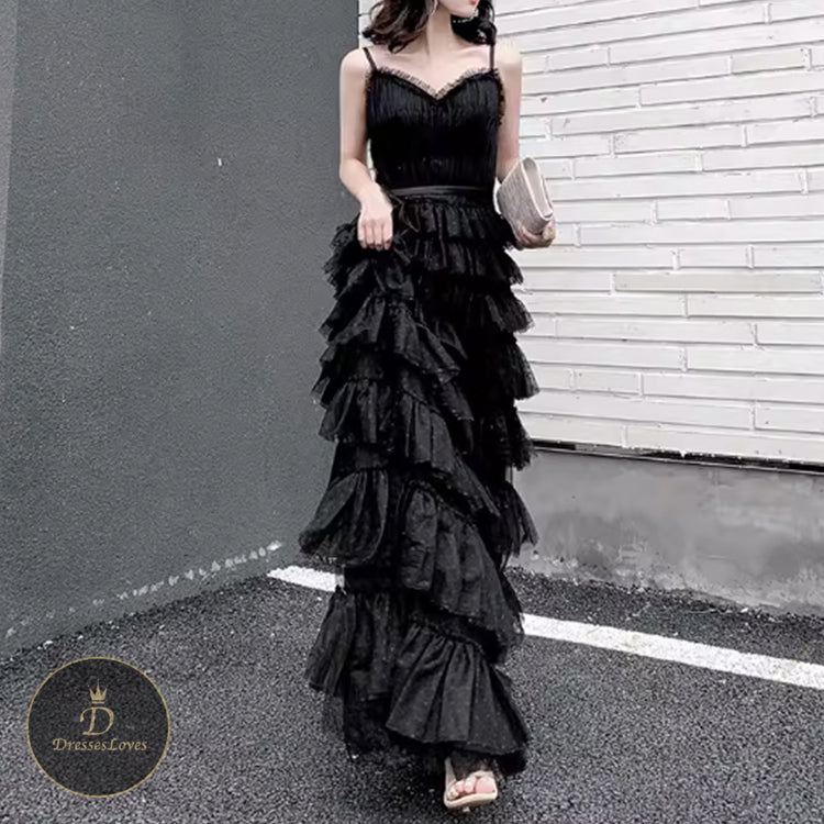 #5430 SLING EVENING DRESS