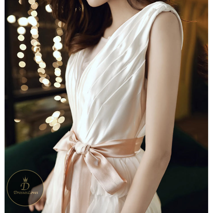 #5432 DEEP V PARTY DRESS