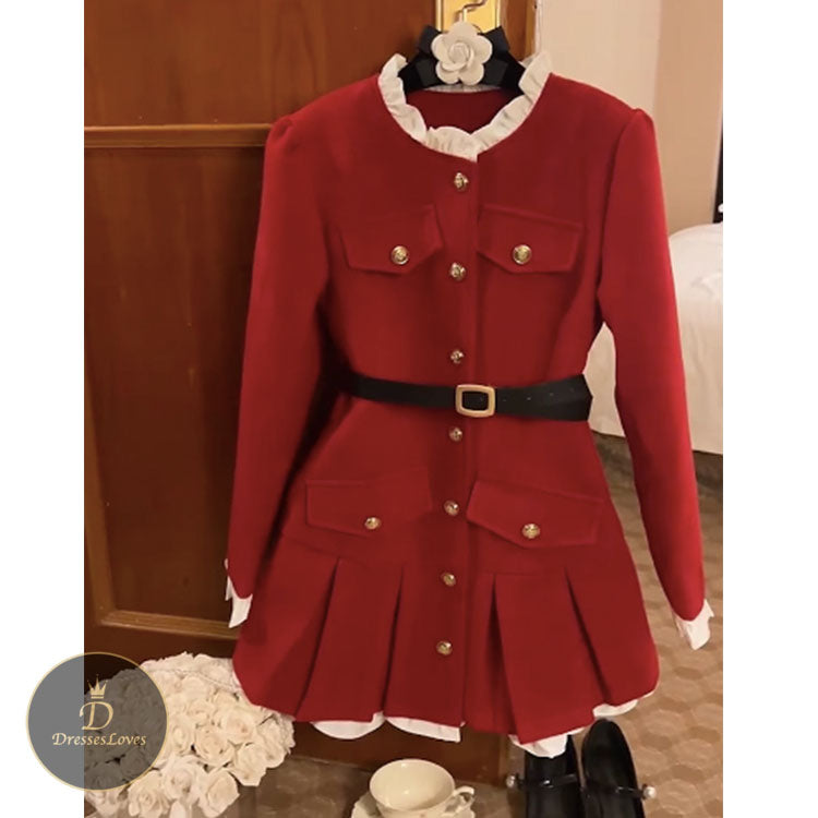 #5443 SINGLE-BREASTED DRESS
