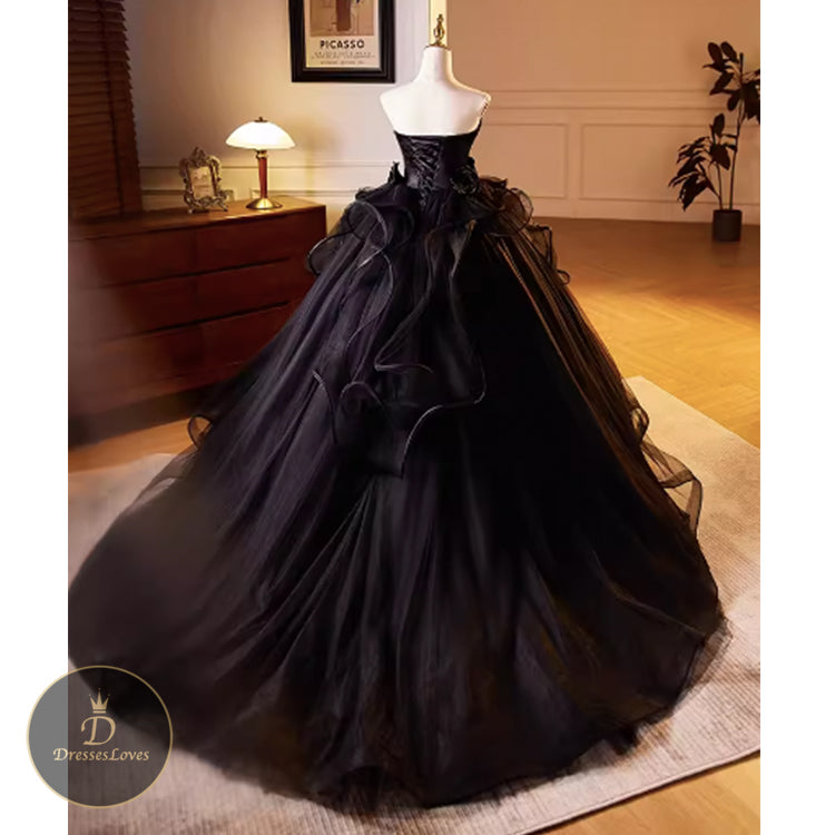#5452 BANDEAU EVENING PROM DRESS