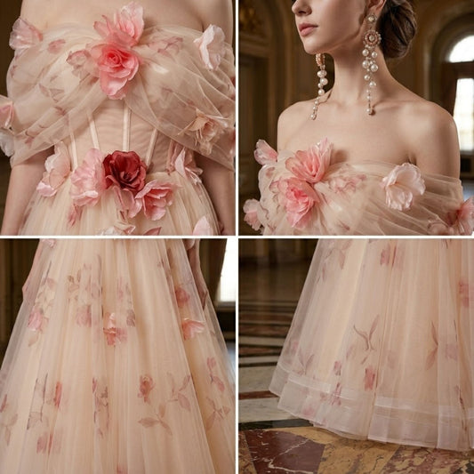 FLORAL EVENING DRESS #5458 | DressesLovesOOTD