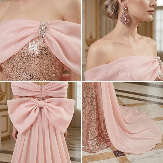 SEQUIN EVENING DRESS #5459 | DressesLovesOOTD