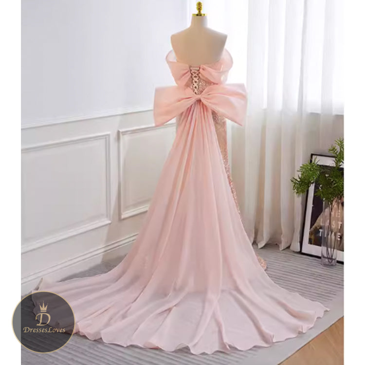 #5459 SEQUIN EVENING DRESS