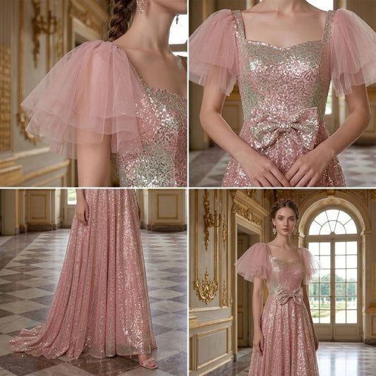 SEQUINS EVENING DRESS #5464 | DressesLovesOOTD