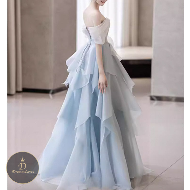 #5472 ONE SHOULDER EVENING DRESSES