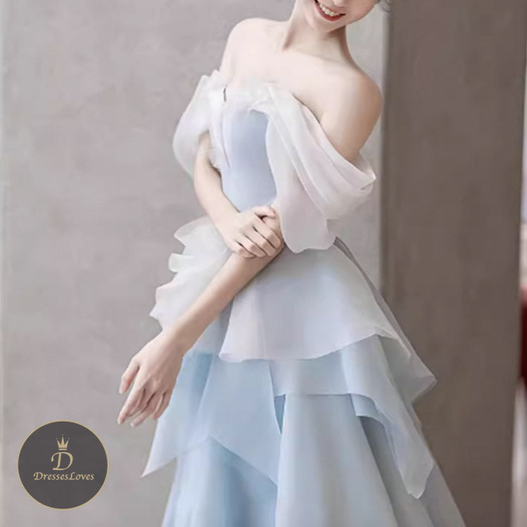 #5472 ONE SHOULDER EVENING DRESSES