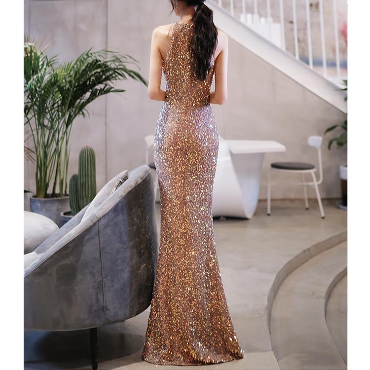#60060 Sling Sequins Dress