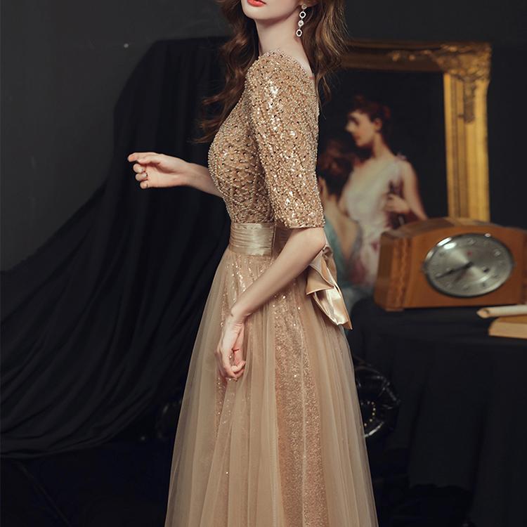 #60072 Handmade Beaded Evening Dress