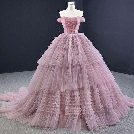 #7171 OFF SHOULDER PROM EVENING DRESSES