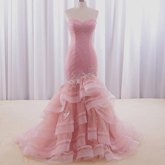 #7181 BANDEAU EVENING DRESSES