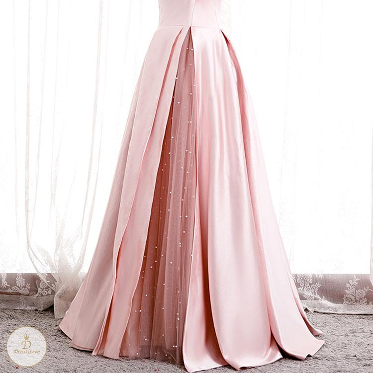 #7227 OFF SHOULDER EVENING DRESS