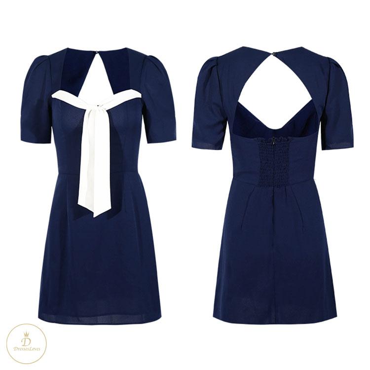 #7256 PUFF SLEEVE DRESS