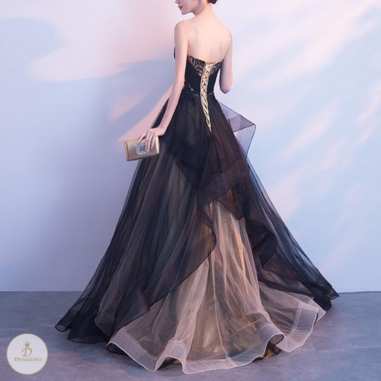 #7267 BANDEAU EVENING DRESSES