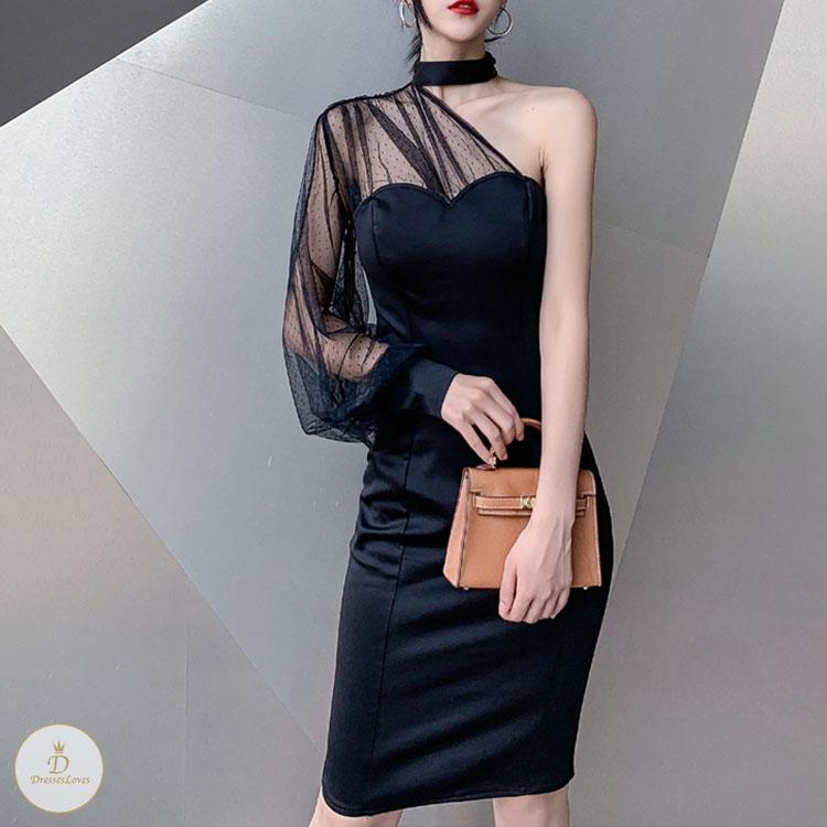 #7283 STITCHING DRESS