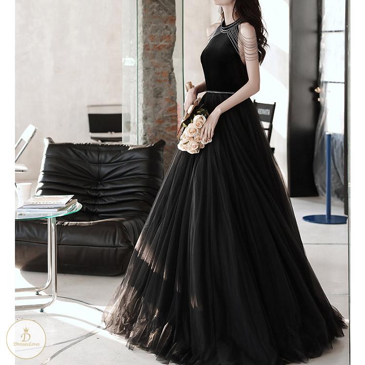 #7303 FRINGE EVENING DRESS