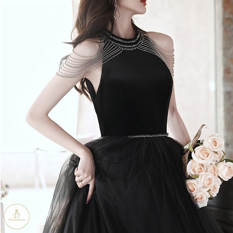#7303 FRINGE EVENING DRESS
