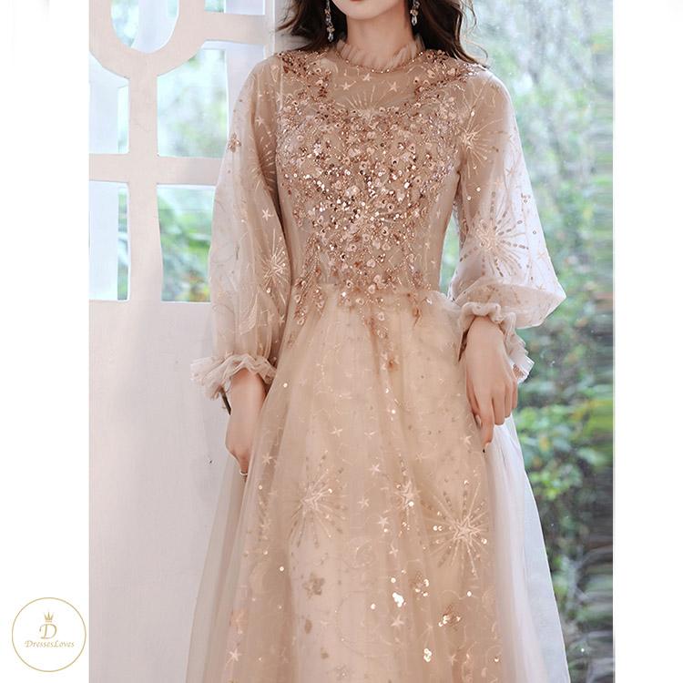 #7339 SEQUIN EVENING DRESS