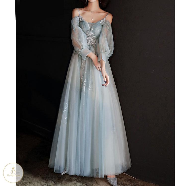 #7373 SLING EVENING DRESS