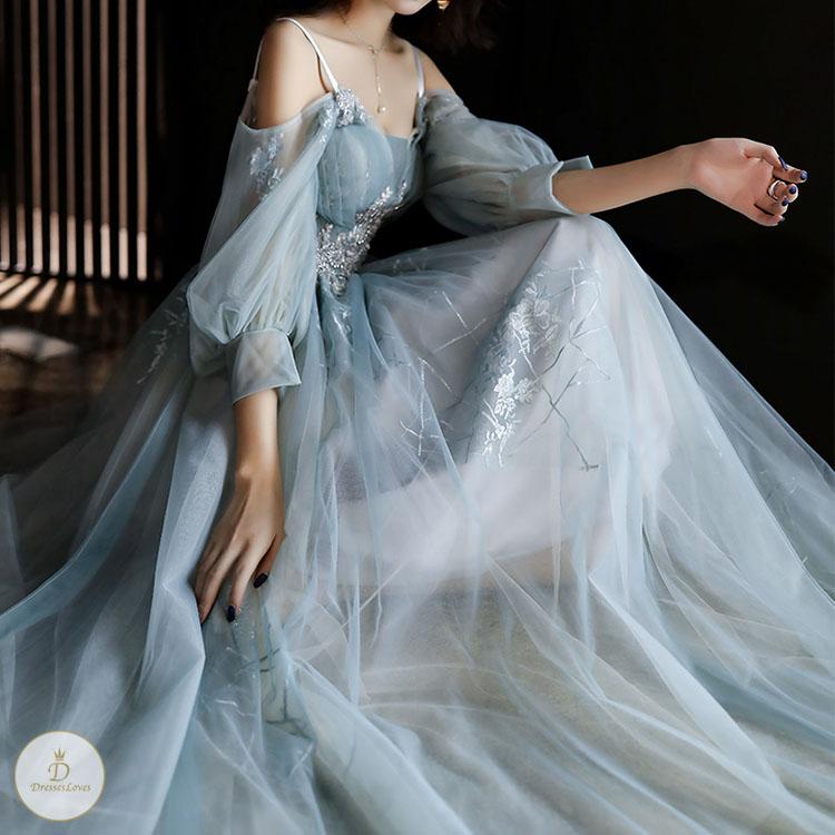 #7373 SLING EVENING DRESS