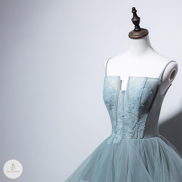 #7404 STRAP EVENING DRESS