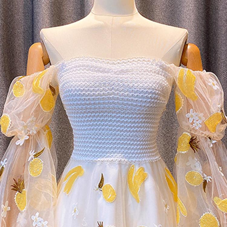 #7434 EMBROIDERY DRESS