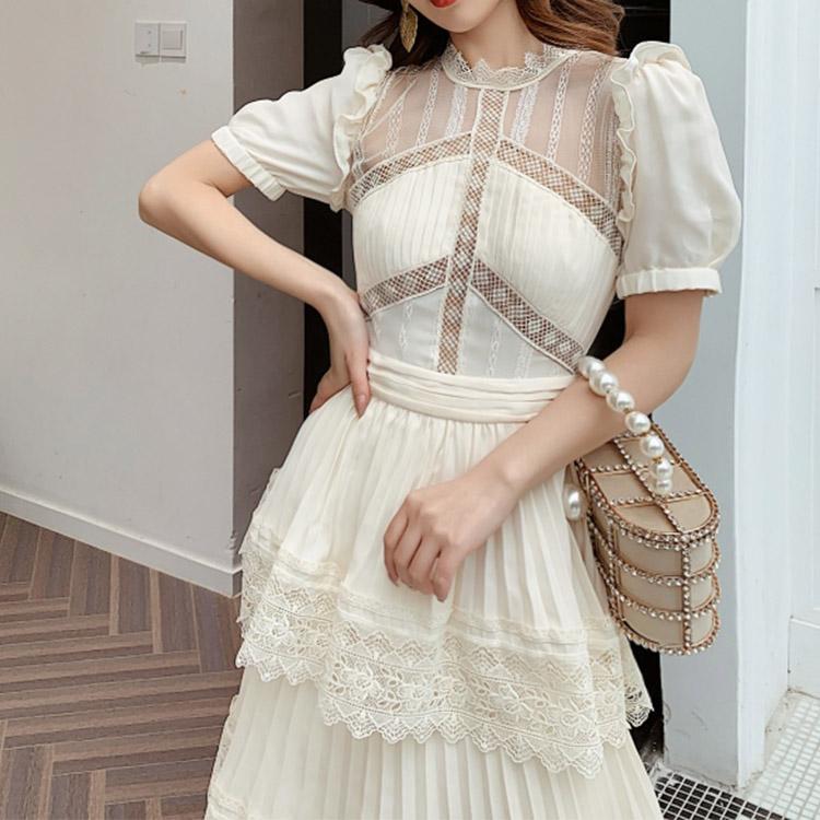 #7436 PLEATED DRESS