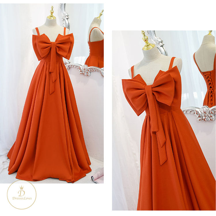 #7512 BOW EVENING DRESS