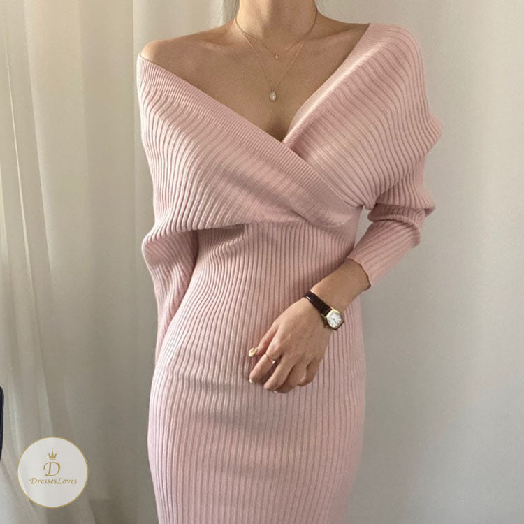 #7569 KNITTED DRESS